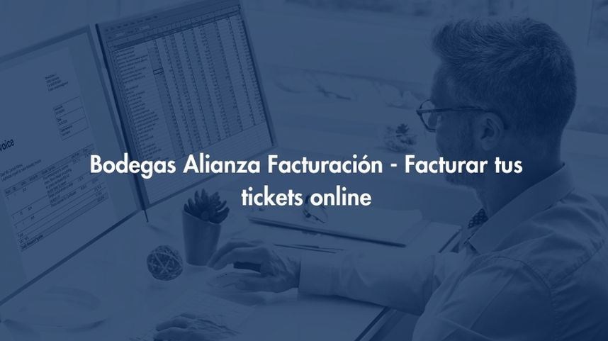 Facturación Bodegas Alianza - Facturar tus tickets online
