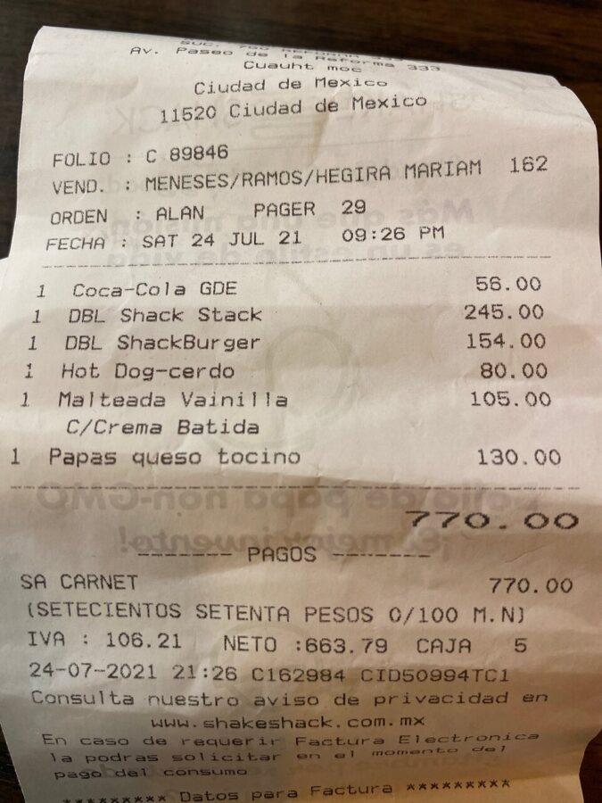 Guía Completa: Facturar tu Shake Shack en México ¡Paso a Paso!